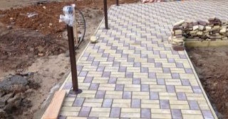 Укладка тротуарной плитки под ключ в Грозном в октябре