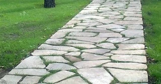 Профессиональная укладка камня на дорожки в Грозном в октябре