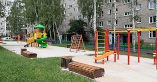 Благоустройство детской площадки во дворе от 1950 руб. в Грозном